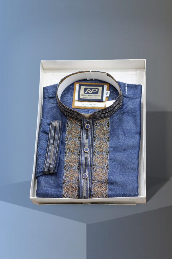 Name: Indian Katan Panjabi for Men - Image 3