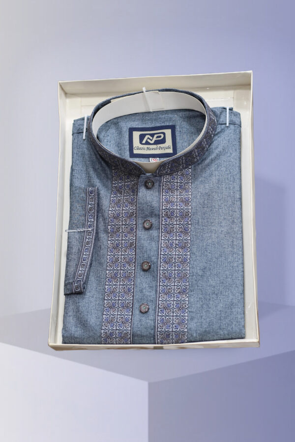 Cotton Panjabi For Man - Image 2