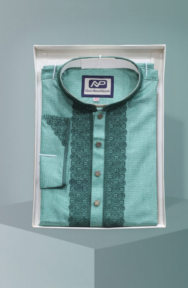 Smart Cotton Panjabi For Man - Image 2
