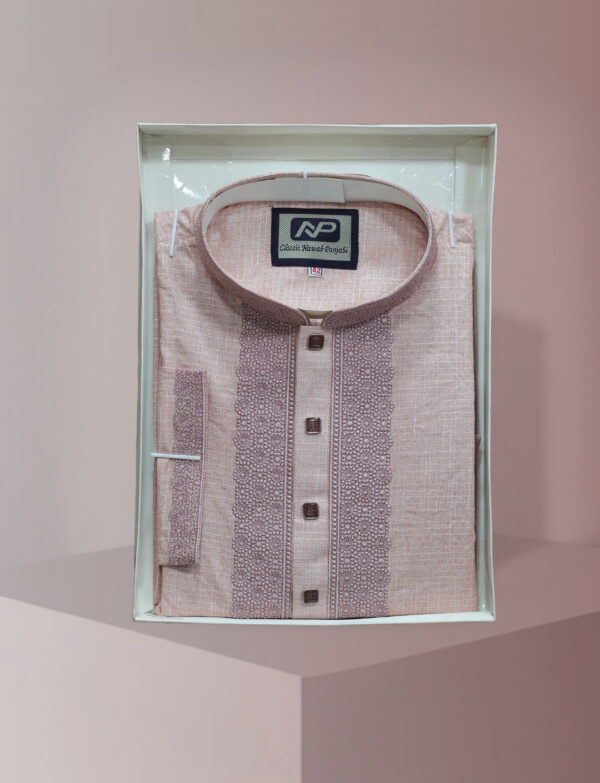 Smart Cotton Panjabi For Man - Image 2