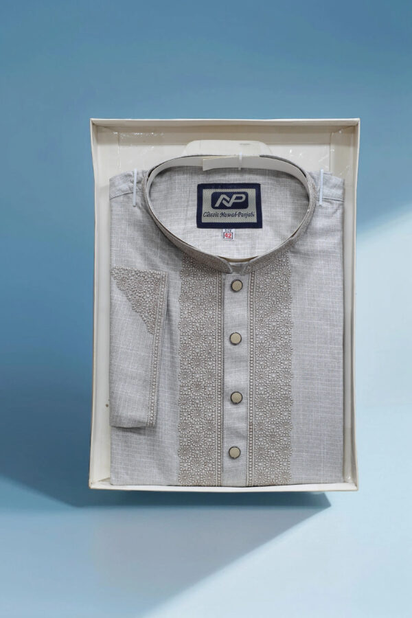 Smart Cotton Panjabi For Man - Image 2