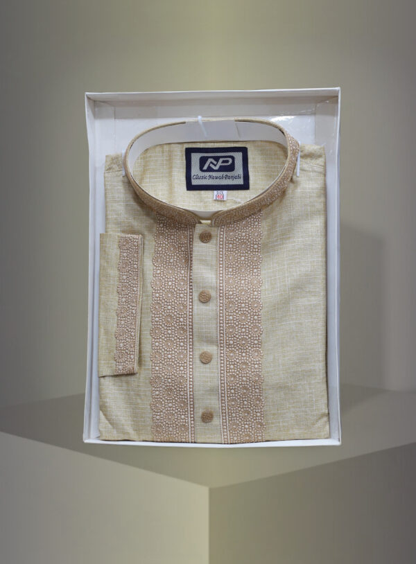 Smart Cotton Panjabi For Man - Image 2